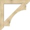 Ekena Millwork Westlake Slat Rough Sawn Bracket w/ Offset Brace, Douglas Fir, 8"W x 48"D x 48"H BKT0806X48X48WTL06RDF - alternate 4